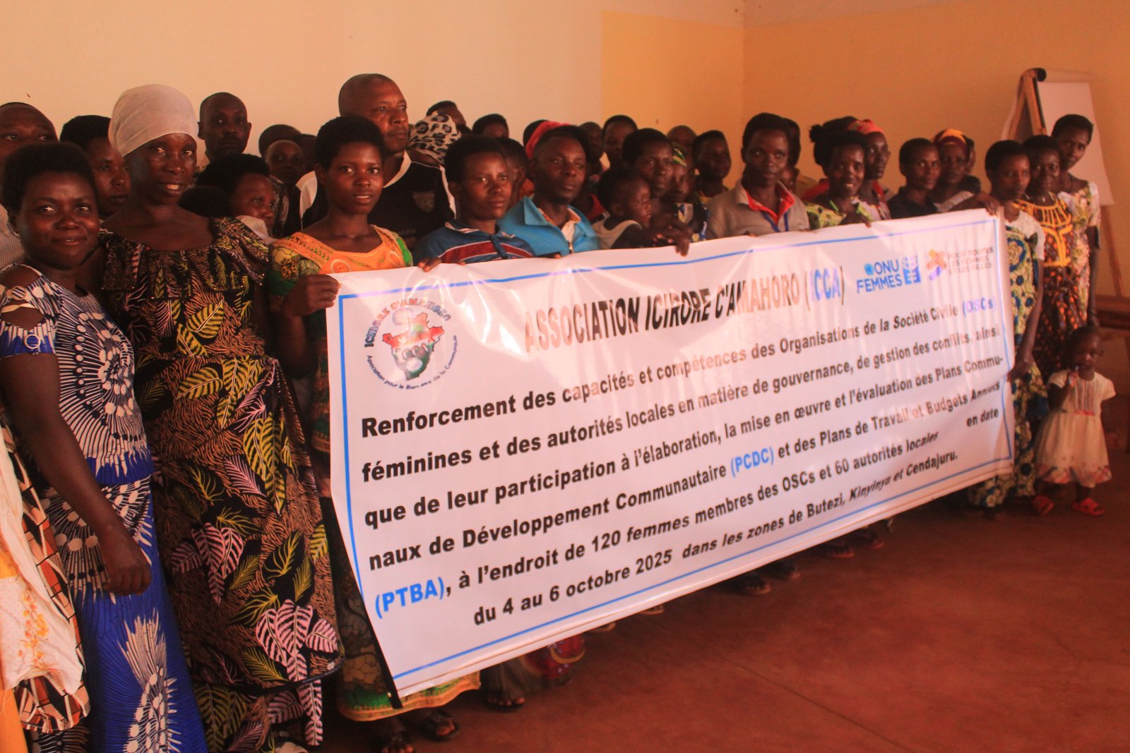 Atelier de renforcement des capacités et des compétences des OSC féminines et autorités locales en zone Butezi par l’association icirore c’amahoro 